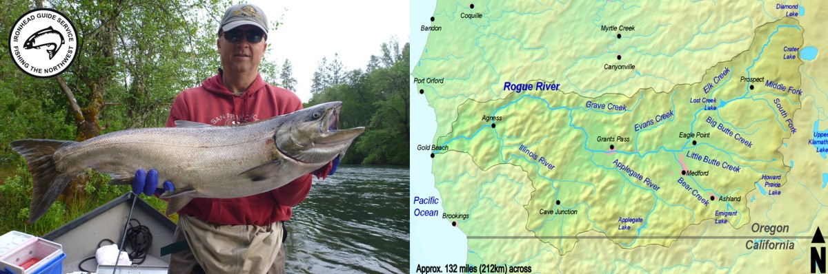 Oregon River Map & Fishing Guide